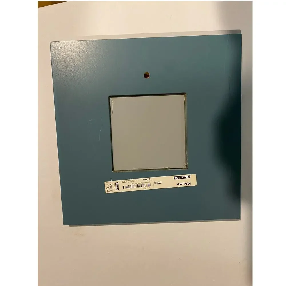 Keep Smiling Square Mirror, Ikea Malma, 10x10 square, Positivity, Self Love